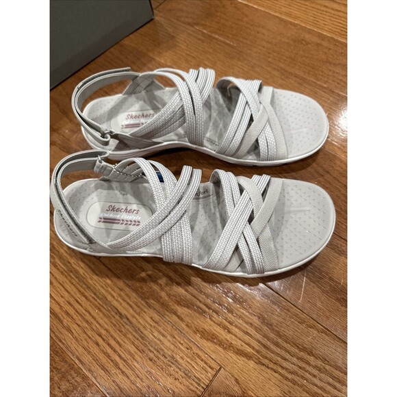 Sketchers USA Reggae Cup Smitten By You Strappy Sandal 9.5 - Picture 3 of 10